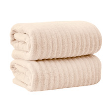 Ribbed Cotton Bath Towels (2, 4 or 6- Pack) product image