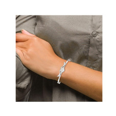 Stainless Steel LOVE Heart Bangle Bracelet product image
