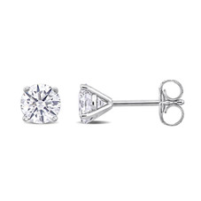 1.00 Carat (ctw SI1,G-H) Lab-Grown Diamond Solitaire Earrings product image