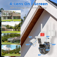 1080P 4‑Lens Wi-Fi Security Camera product image