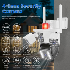 1080P 4‑Lens Wi-Fi Security Camera product image