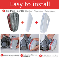 7 In 1 Half Face Filter Mask (2-Pack) product image