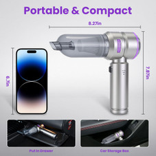 4-in-1 Cordless Handheld Car Vacuum Cleaner & Air Duster product image