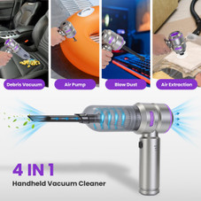 4-in-1 Cordless Handheld Car Vacuum Cleaner & Air Duster product image