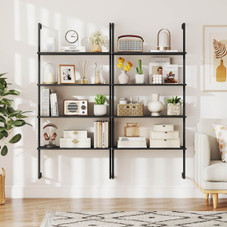 4-Tier Wall-Mounted Bookshelf product image
