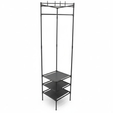 3-Tier Corner Clothing and Shoe Storage Organizer Rack product image