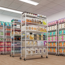 6-Tier Wire Shelving with Wheels product image