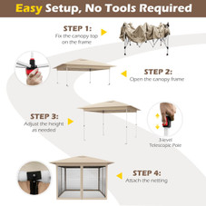 Easy Pop-up Canopy with Mesh Screen Netting product image