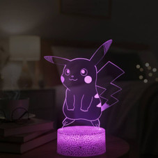 Adorable Pika 3D Illusion LED Lamp product image