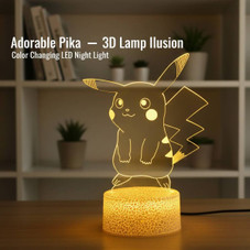 Adorable Pika 3D Illusion LED Lamp product image