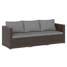 3-Piece Patio Sectional Sofa Set with Cushions product image