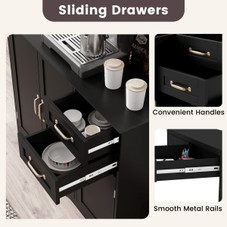 40" Sideboard Buffet Cabinet  with Adjustable Shelves product image