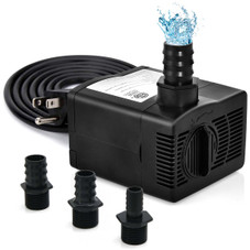 383GPH Submersible Water Pump with 3 Different Nozzles product image