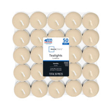 Mainstays White Unscented Tealight Candles product image