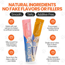 Scoochie Pet Creamy Squeeze-Up Cat Treats (4, 16, 32, or 96 Count) product image