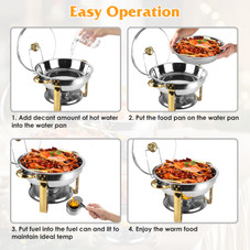Chafing Dish Buffet Set (4-Pieces) product image