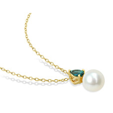 8.5-9mm Freshwater Drop Pearl Pendant Necklace product image