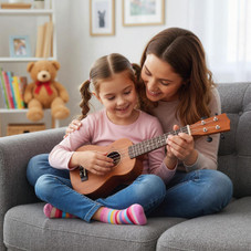 Soprano Mahogany Wooden Ukulele Set product image