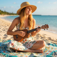 Soprano Mahogany Wooden Ukulele Set product image