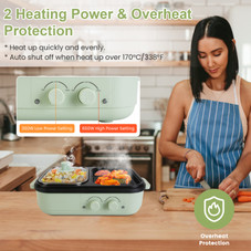 2-in-1 Electric Hot Pot and Grill product image
