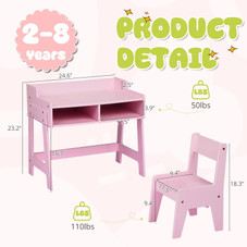 Kids' Writing Desk and Chair Set product image