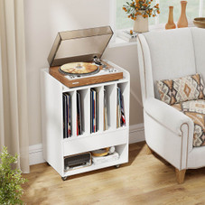 Record Player Stand with Drawer and Record Holder product image