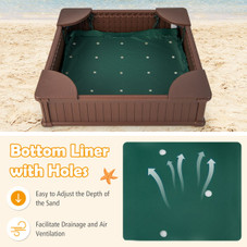 Kids' Large Outdoor Sandbox  product image