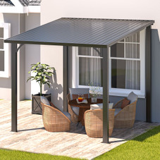 Outdoor Pergola Heavy-Duty Lean-to Metal Awning product image