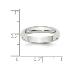 4mm Wedding Band Ring in Sterling Silver product image