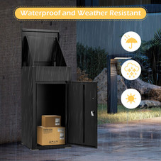 Lockable Anti-Theft Parcel Drop Box with Mailbox product image