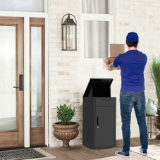 Lockable Anti-Theft Parcel Drop Box with Mailbox product image