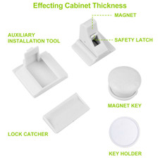 Magnetic Child Safety Cabinet & Drawer Lock (4‑Pack) product image