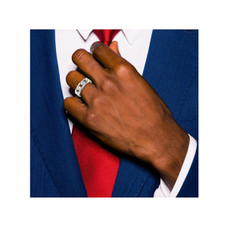 Men's Stainless Steel Chain Link Band Ring (7mm) product image