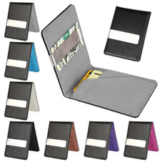 RFID Blocking Slim PU Leather Bifold Wallet with Money Clip product image