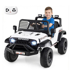 24V Ride-On Car with Realistic Headlights and Remote  product image