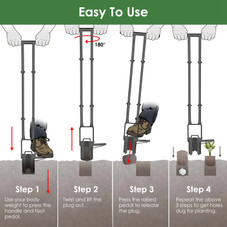 5-in-1 Long-Handled Bulb Planter product image