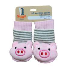 IQ Brands 3D Baby Rattle Socks product image