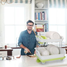 NewHome™ 2-Tier Dish Drying Rack product image