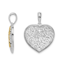 Sterling Silver Heart Pendant Necklace product image