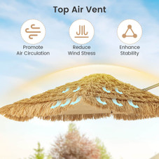 Cantilever Hula Tiki Thatch Patio Umbrella product image
