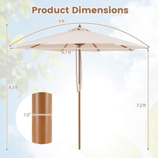 Adjustable Height Patio Umbrella  product image