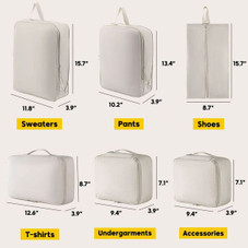 Large Travel Compression Bags (6-Pieces) product image