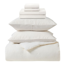 Kathy Ireland Waffle Textured Comforter Set (7 Pieces) product image
