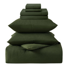 Kathy Ireland Waffle Textured Comforter Set (7 Pieces) product image