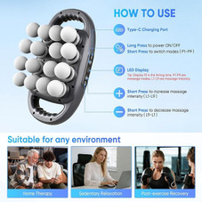16-Head Electric Massage Tool product image