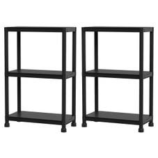 Heavy-Duty Plastic Storage Shelves (1 or 2 Pack) product image