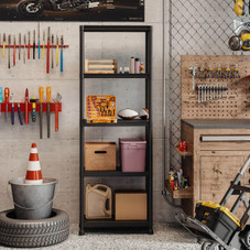 Heavy-Duty Plastic Storage Shelves (1 or 2 Pack) product image