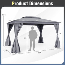 Outdoor Double Roof Gazebo Tent product image