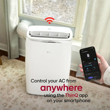 LG 10,000 BTU (DOE) Dual Inverter Smart Wi-Fi Enabled Portable Air Conditioner product image