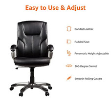 Amazon Basics Executive High Back Office Desk Chair product image